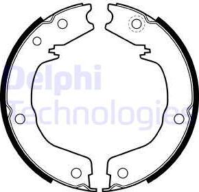 Delphi LS2007 - Bromsbackar, sats, parkeringsbroms xdelar.se