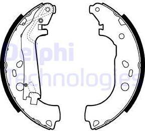 Delphi LS2014 - Bromsbackar, sats xdelar.se