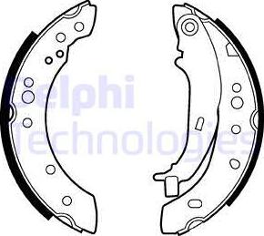 Delphi LS2013 - Bromsbackar, sats xdelar.se