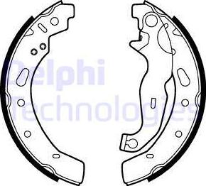 Delphi LS2028 - Bromsbackar, sats xdelar.se