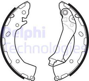 Delphi LS2150 - Bromsbackar, sats xdelar.se