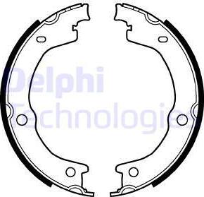 Delphi LS2118 - Bromsbackar, sats, parkeringsbroms xdelar.se