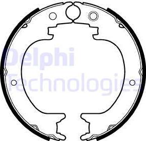 Delphi LS2121 - Bromsbackar, sats, parkeringsbroms xdelar.se