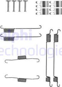 Delphi LY1410 - Tillbehörssats, bromsbackar xdelar.se