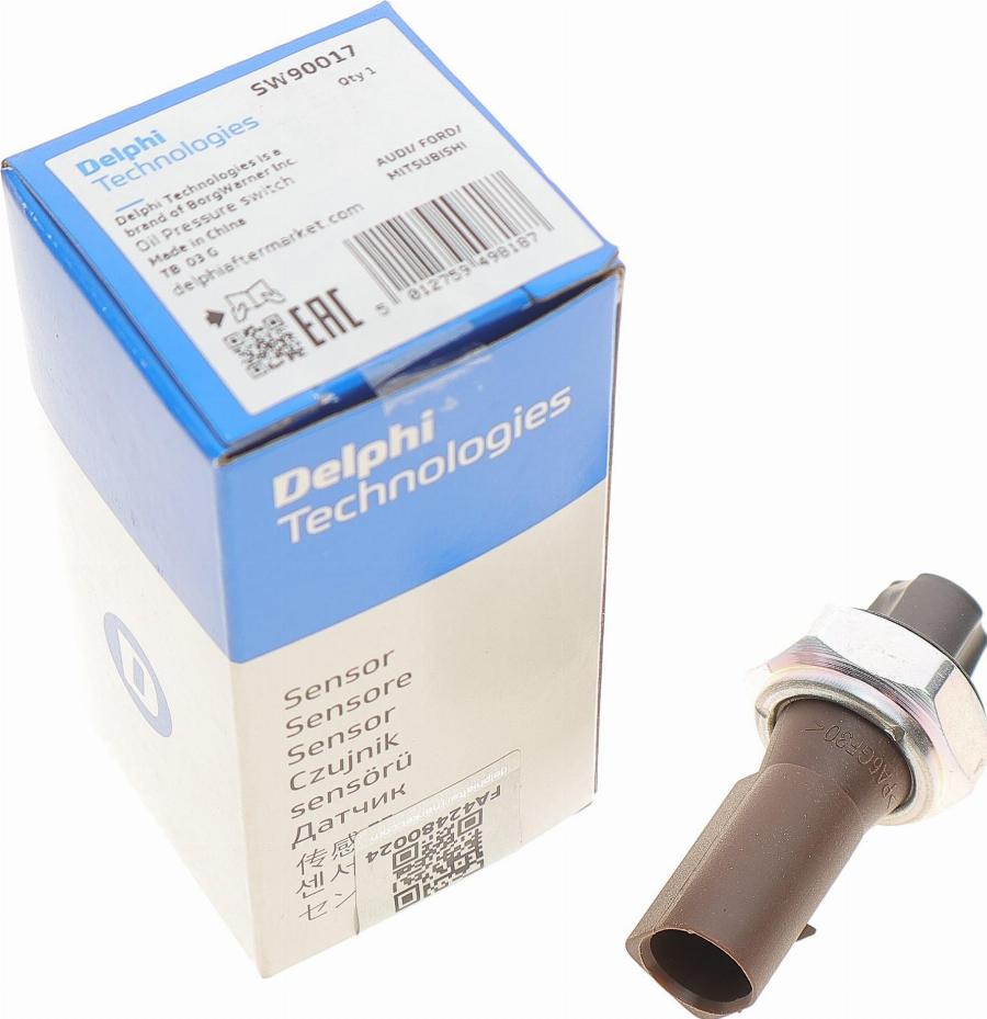 Delphi SW90017 - Sensor, oljetryck xdelar.se