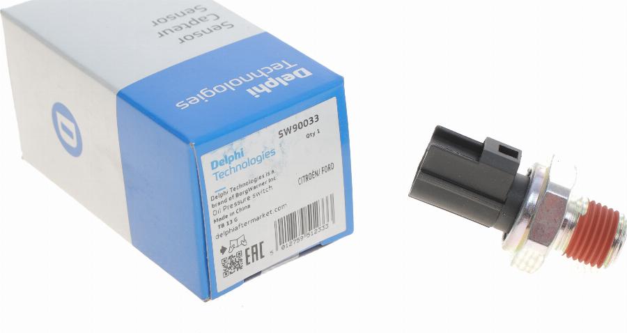 Delphi SW90033 - Sensor, oljetryck xdelar.se