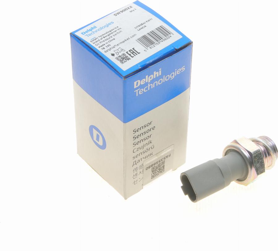 Delphi SW90022 - Sensor, oljetryck xdelar.se