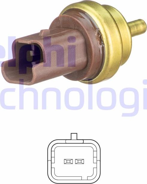 Delphi TS10477 - Sensor, kylmedietemperatur xdelar.se