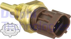 Delphi TS10509 - Sensor, kylmedietemperatur xdelar.se