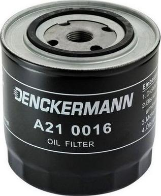 Denckermann A210016 - Oljefilter xdelar.se