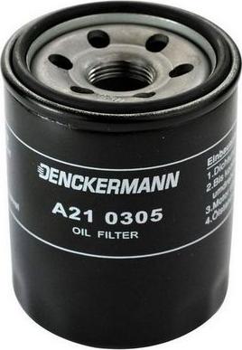 Denckermann A210305 - Oljefilter xdelar.se