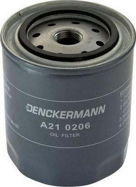 Denckermann A210206 - Oljefilter xdelar.se