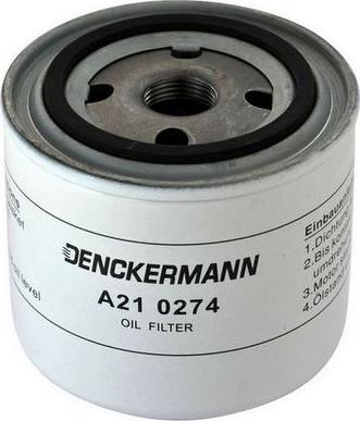 Denckermann A210274 - Oljefilter xdelar.se