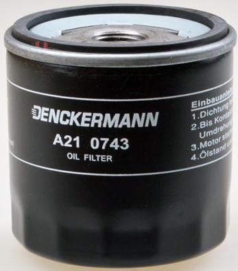 Denckermann A210743 - Oljefilter xdelar.se