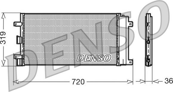 Denso DCN09042 - Kondensor, klimatanläggning xdelar.se