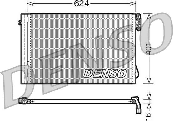 Denso DCN05011 - Kondensor, klimatanläggning xdelar.se