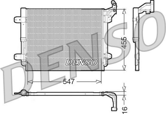 Denso DCN32062 - Kondensor, klimatanläggning xdelar.se