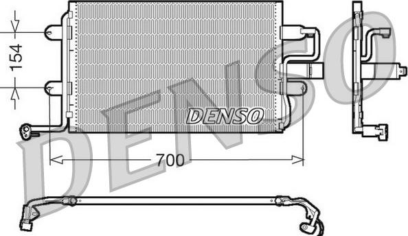 Denso DCN32017 - Kondensor, klimatanläggning xdelar.se