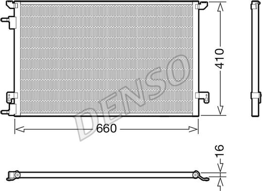 Denso DCN20045 - Kondensor, klimatanläggning xdelar.se