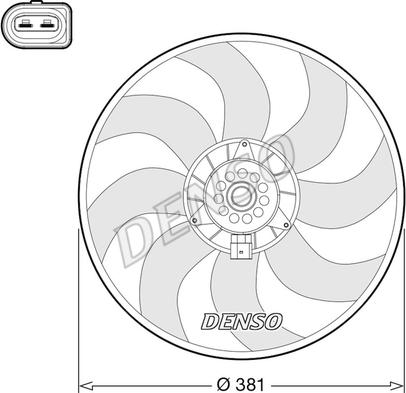 Denso DER02006 - Fläkt, kylare xdelar.se