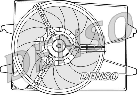 Denso DER10003 - Fläkt, kylare xdelar.se