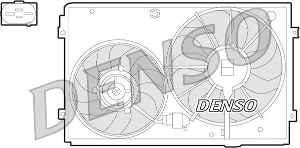 Denso DER32011 - Fläkt, kylare xdelar.se