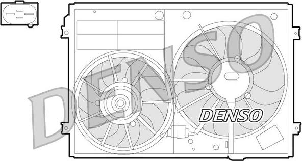 Denso DER32012 - Fläkt, kylare xdelar.se