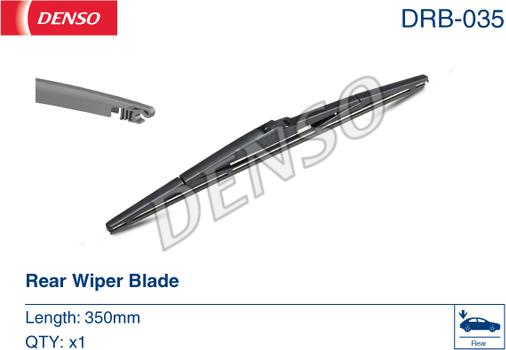 Denso DRB-035 - Torkarblad xdelar.se