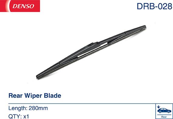 Denso DRB-028 - Torkarblad xdelar.se