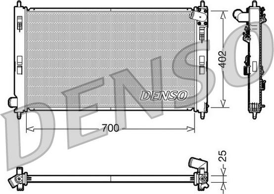 Denso DRM45032 - Kylare, motorkylning xdelar.se