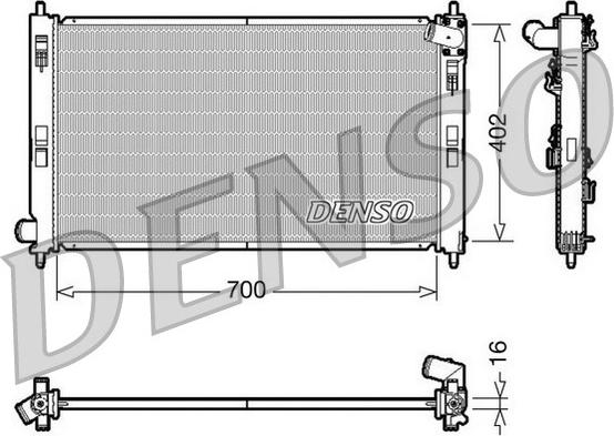 Denso DRM45023 - Kylare, motorkylning xdelar.se