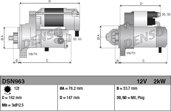 Denso DSN963 - Startmotor xdelar.se