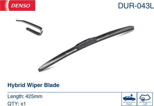 Denso DUR-043L - Torkarblad xdelar.se