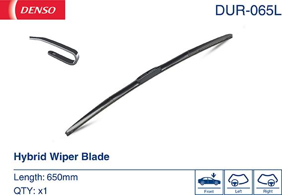 Denso DUR-065L - Torkarblad xdelar.se