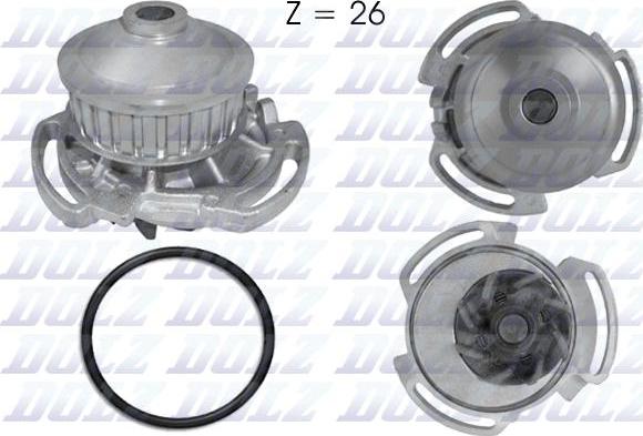 DOLZ A159 - Vattenpump xdelar.se