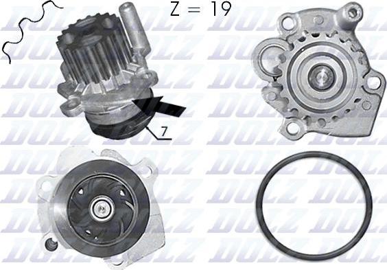 DOLZ A203 - Vattenpump xdelar.se