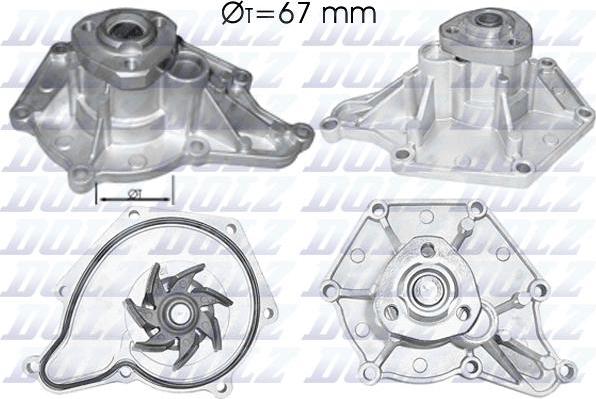 DOLZ A213 - Vattenpump xdelar.se