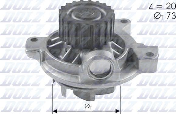 DOLZ A280 - Vattenpump xdelar.se