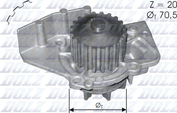 DOLZ C120 - Vattenpump xdelar.se