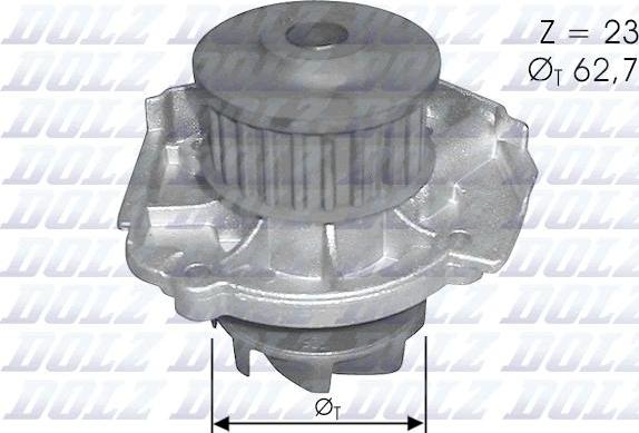 DOLZ S319 - Vattenpump xdelar.se