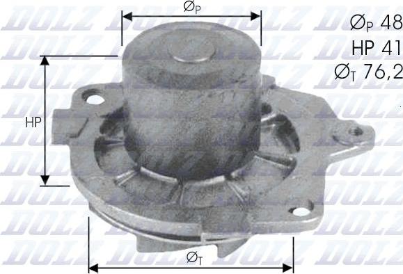 DOLZ S314 - Vattenpump xdelar.se