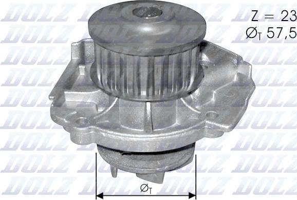 DOLZ S219 - Vattenpump xdelar.se