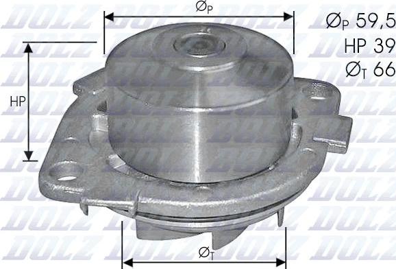 DOLZ S211 - Vattenpump xdelar.se