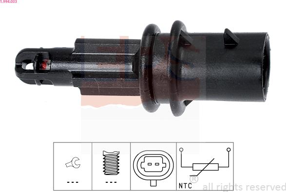 EPS 1.994.033 - Sensor, insugslufttemperatur xdelar.se