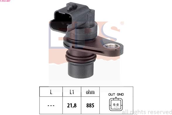 EPS 1.953.487 - Sensor, varvtal xdelar.se