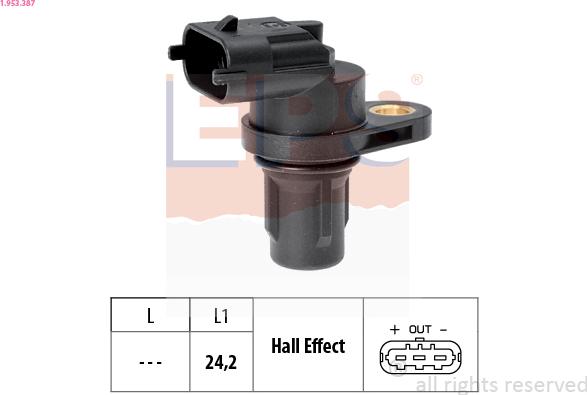 EPS 1.953.387 - Sensor, kamaxelposition xdelar.se