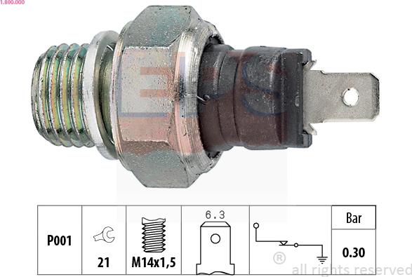 EPS 1.800.000 - Sensor, oljetryck xdelar.se