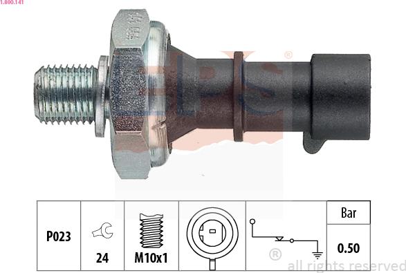 EPS 1.800.141 - Sensor, oljetryck xdelar.se