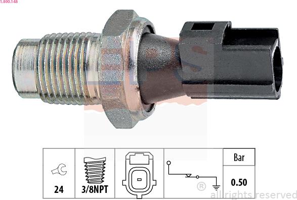 EPS 1.800.148 - Sensor, oljetryck xdelar.se