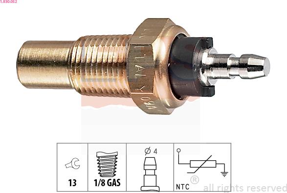 EPS 1.830.052 - Sensor, kylmedietemperatur xdelar.se